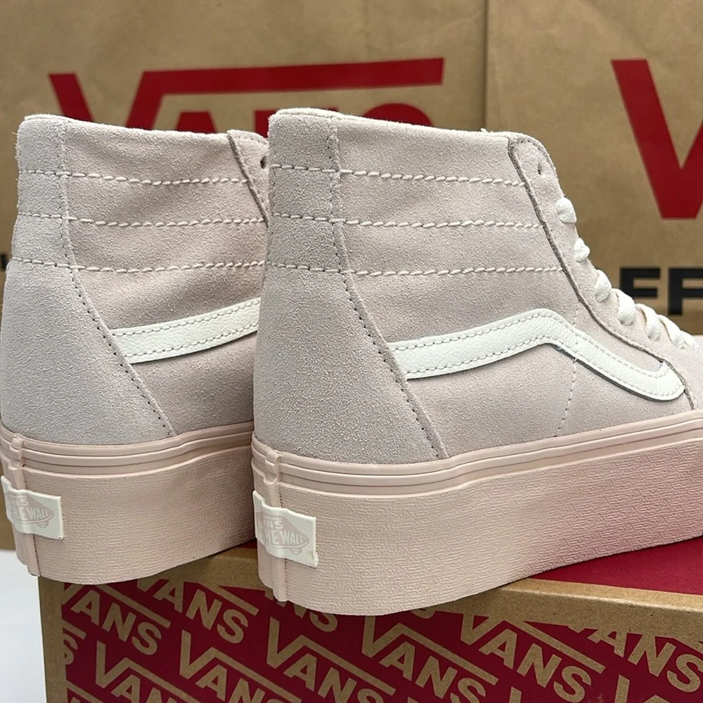 Vans WMNS Sk8-Hi Tapered Stacked Suede Shell VN0A5JMKBXO Platforms Sneakers
